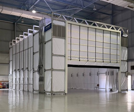 Раздвижная окрасочная камера SPK-SCB(Fd)-22.10.7, г. Шарджа (ОАЭ)