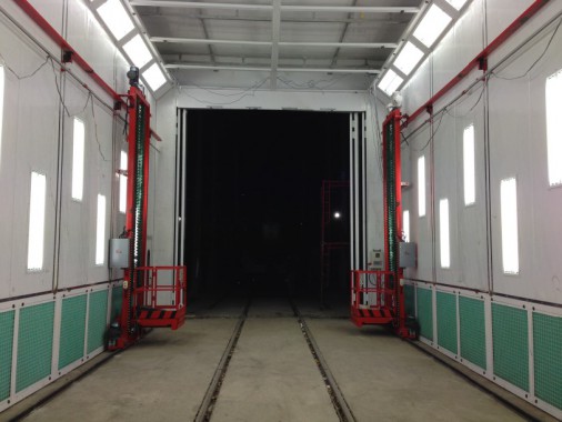 Окрасочно-сушильная камера для цистерн и вагонов в уличном исполнении г. Партизанск SPK-18x6x6 Россия