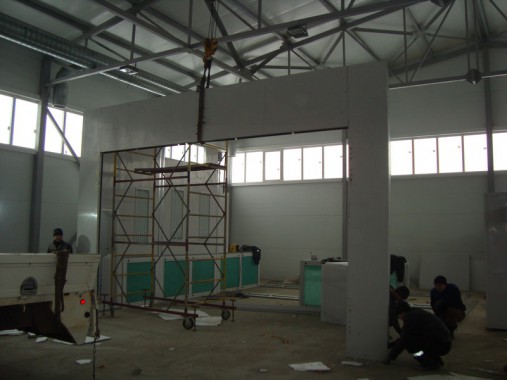 Покрасочно-сушильная камера для сварных металлоконструкций SPK-8х6х4