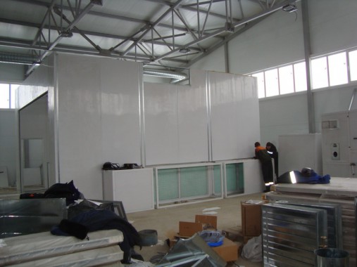 Покрасочно-сушильная камера для сварных металлоконструкций SPK-8х6х4