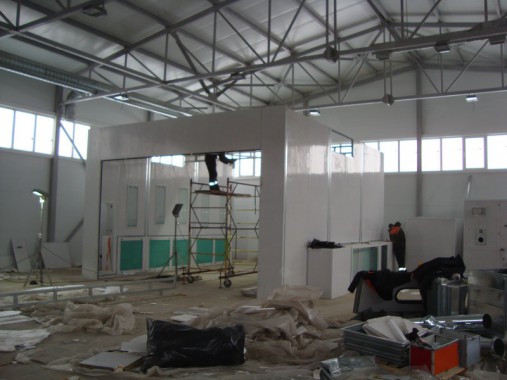 Покрасочно-сушильная камера для сварных металлоконструкций SPK-8х6х4