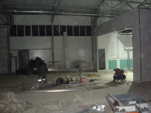 Покрасочно-сушильная камера для сварных металлоконструкций SPK-8х6х4