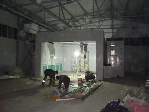 Покрасочно-сушильная камера для сварных металлоконструкций SPK-8х6х4