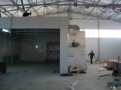 Покрасочно-сушильная камера для сварных металлоконструкций SPK-8х6х4