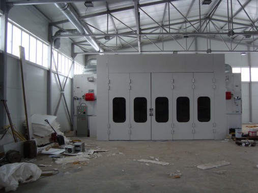 Покрасочно-сушильная камера для сварных металлоконструкций SPK-8х6х4