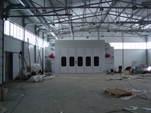 Покрасочно-сушильная камера для сварных металлоконструкций SPK-8х6х4