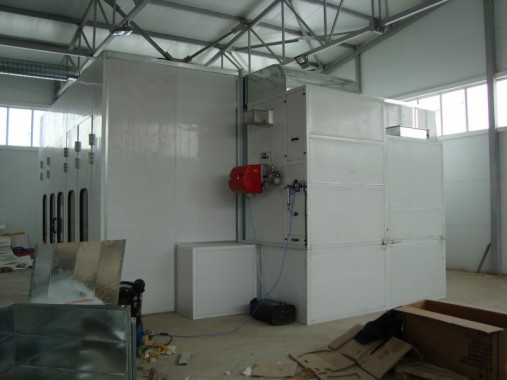 Покрасочно-сушильная камера для сварных металлоконструкций SPK-8х6х4