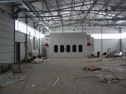 Покрасочно-сушильная камера для сварных металлоконструкций SPK-8х6х4