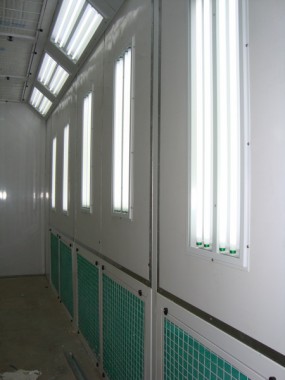 Покрасочно-сушильная камера для сварных металлоконструкций SPK-8х6х4