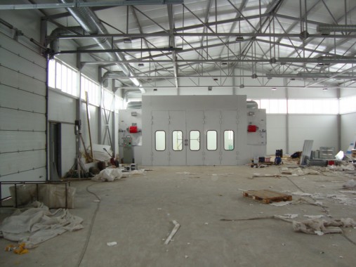 Покрасочно-сушильная камера для сварных металлоконструкций SPK-8х6х4