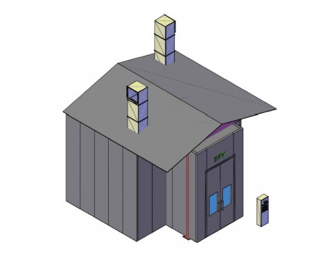 Подготовительная камера под навесом SPK-7.3.5 Подготовительная камера под навесом SPK GROUP