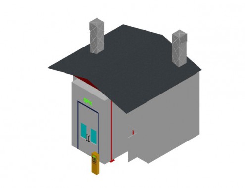 Подготовительная камера под навесом SPK-7.3.5 Подготовительная камера под навесом SPK GROUP