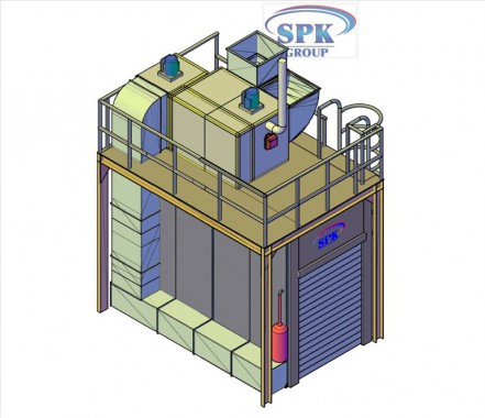 Камера окраски для металлоконструкций SPK GROUP