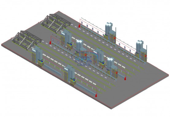 Комплекс для окраски и сушки металлоконструкций SPK-26.8.3 Комплекс для окраски и сушки металлоконструкций SPK GROUP