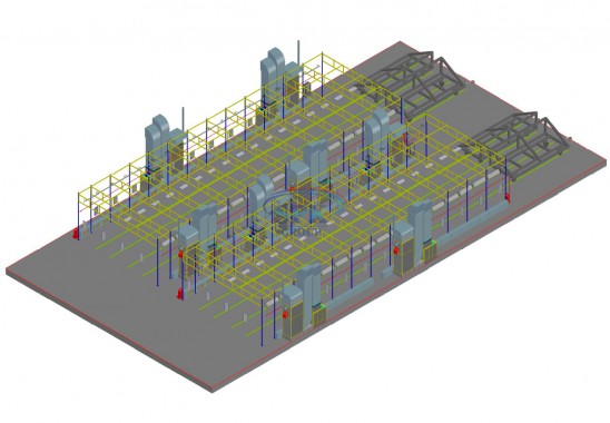 Комплекс для окраски и сушки металлоконструкций SPK-26.8.3 Комплекс для окраски и сушки металлоконструкций SPK GROUP