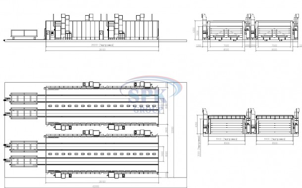 Комплекс для окраски и сушки металлоконструкций SPK-26.8.3 Комплекс для окраски и сушки металлоконструкций SPK GROUP