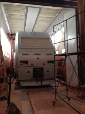 Модернизация окрасочно сушильной камеры для локомотивов SPK-22 Модернизация окрасочно сушильной камеры для локомотивов SPK GROUP