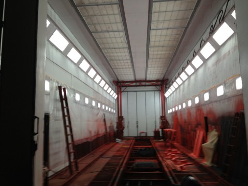 Модернизация окрасочно сушильной камеры для локомотивов SPK-22 Модернизация окрасочно сушильной камеры для локомотивов SPK GROUP