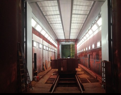 Модернизация окрасочно сушильной камеры для локомотивов SPK-22 Модернизация окрасочно сушильной камеры для локомотивов SPK GROUP