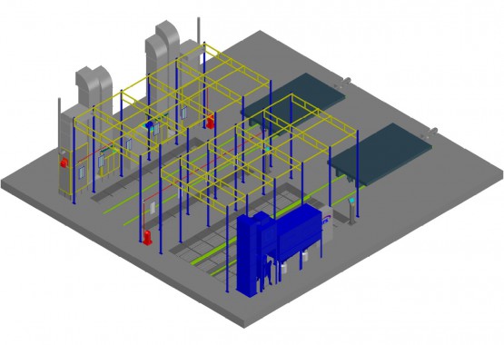 Окрасочно-сушильная камера в тупиковом исполнении SPK-15.6.5 Окрасочно-сушильная камера в тупиковом исполнении SPK GROUP