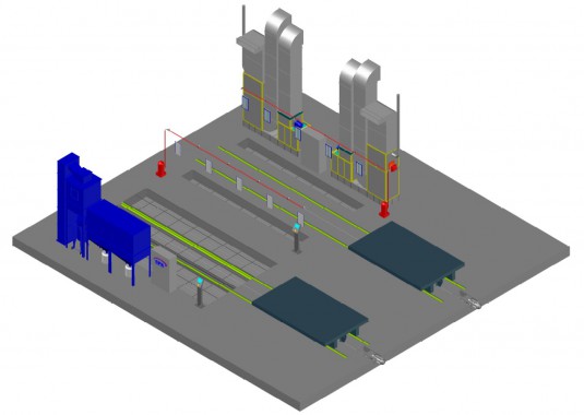 Окрасочно-сушильная камера в тупиковом исполнении SPK-15.6.5 Окрасочно-сушильная камера в тупиковом исполнении SPK GROUP