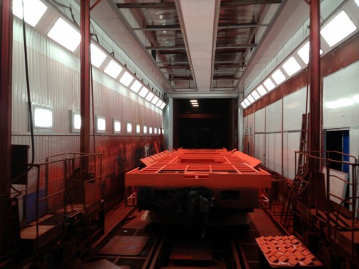 Модернизация окрасочно сушильной камеры для локомотивов SPK-22 Модернизация окрасочно сушильной камеры для локомотивов SPK GROUP