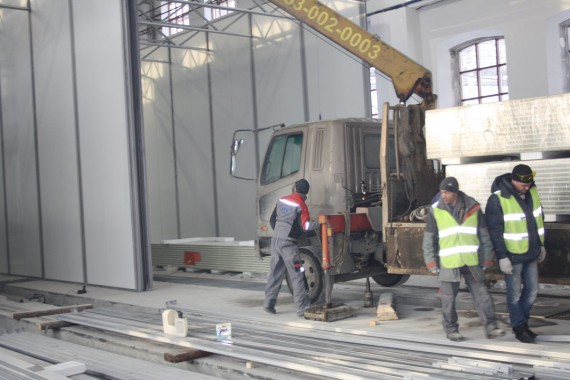 Покрасочно-сушильная камера для локомотивов для Музея РЖД г. Екатеринбург Окрасочно-сушильная камера для локомотивов СПК ГРУПП