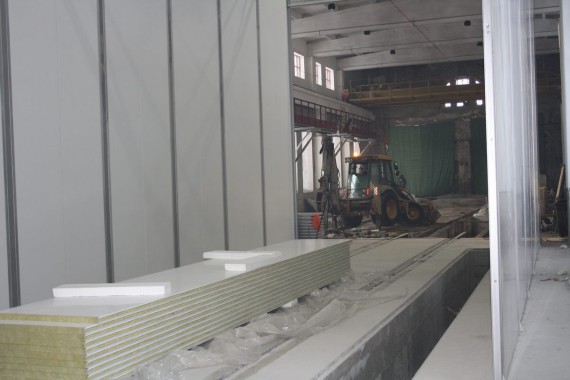 Покрасочно-сушильная камера для локомотивов для Музея РЖД г. Екатеринбург Окрасочно-сушильная камера для локомотивов СПК ГРУПП