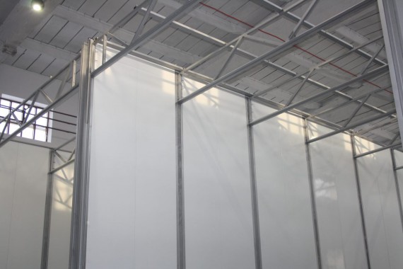 Покрасочно-сушильная камера для локомотивов для Музея РЖД г. Екатеринбург Окрасочно-сушильная камера для локомотивов СПК ГРУПП