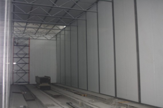 Покрасочно-сушильная камера для локомотивов для Музея РЖД г. Екатеринбург Окрасочно-сушильная камера для локомотивов СПК ГРУПП