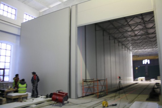 Покрасочно-сушильная камера для локомотивов для Музея РЖД г. Екатеринбург Окрасочно-сушильная камера для локомотивов СПК ГРУПП