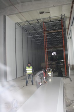 Покрасочно-сушильная камера для локомотивов для Музея РЖД г. Екатеринбург Окрасочно-сушильная камера для локомотивов СПК ГРУПП