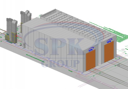 Реконструкция покрасочной и дробеструйной камеры для ж/д SPK GROUP