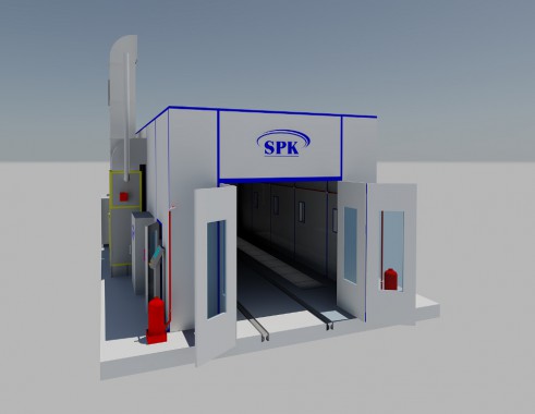 Камера окраски для нефтегазовой отрасли SPK GROUP