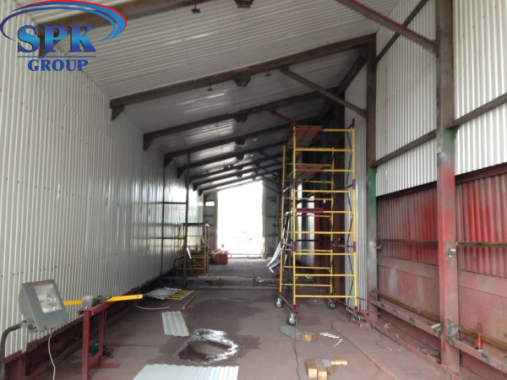 Модернизация покрасочной камеры для сварных металлоконструкций Модернизация покрасочной камеры для сварных металлоконструкций SPK GROUP