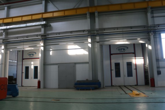 Обитаемая моечная камера. Завод по производству дизельных двигателей GEVO. Обитаемая моечная камера SPK GROUP. Завод по производству дизельных двигателей GEVO