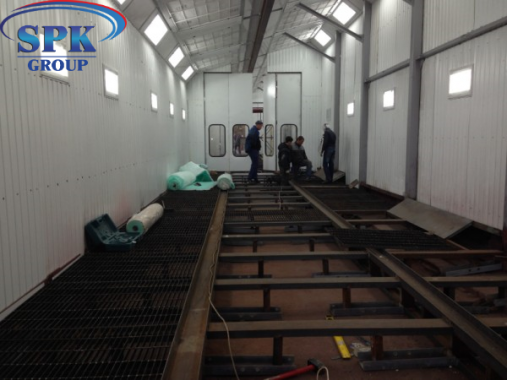 Модернизация покрасочной камеры для сварных металлоконструкций Модернизация покрасочной камеры для сварных металлоконструкций SPK GROUP