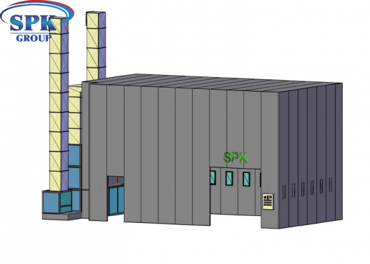 Модернизация покрасочной камеры с газовым обогревом SPK 12.6.7 Модернизация покрасочной камеры с газовым обогревом SPK GROUP