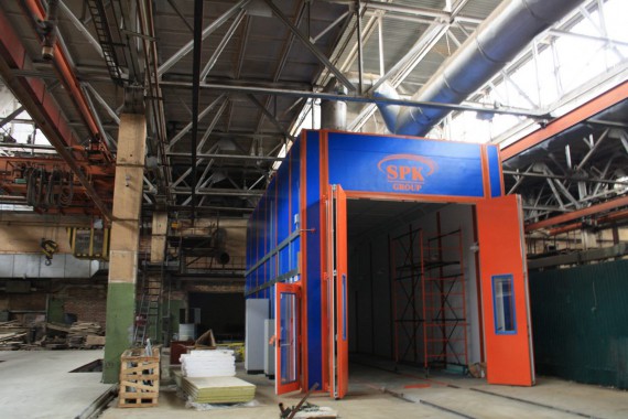 Окрасочно-сушильная камера для вилочных погрузчиков и металлоконструкций (Невьянский Машиностроительный Завод, г. Невьянск, Свердловская область) Окрасочно-сушильная камера для вилочных погрузчиков и металлоконструкций (Невьянский Машиностроительный Завод, г. Невьянск, Свердловская область)