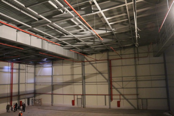 Покрасочно-сушильная камера для самолетов Airbus в Авиационно-техническом центре Покрасочно-сушильная камера SPK GROUP для самолетов Airbus в Авиационно-техническом центре