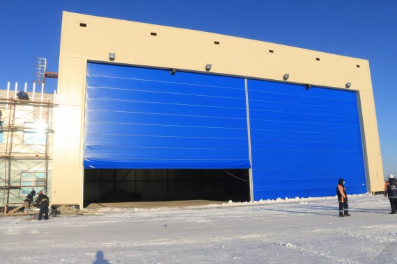 Покрасочно-сушильная камера для самолетов Airbus в Авиационно-техническом центре Покрасочно-сушильная камера SPK GROUP для самолетов Airbus в Авиационно-техническом центре