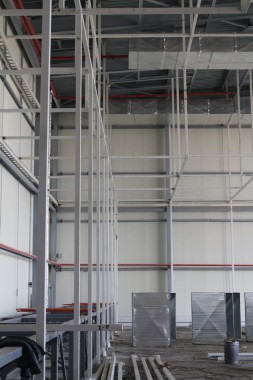 Покрасочно-сушильная камера для самолетов Airbus в Авиационно-техническом центре Покрасочно-сушильная камера SPK GROUP для самолетов Airbus в Авиационно-техническом центре