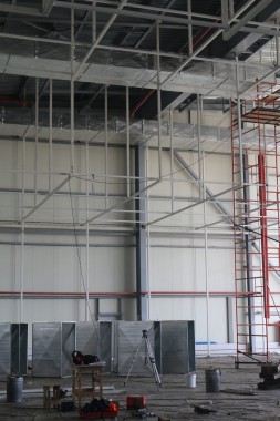 Покрасочно-сушильная камера для самолетов Airbus в Авиационно-техническом центре Покрасочно-сушильная камера SPK GROUP для самолетов Airbus в Авиационно-техническом центре