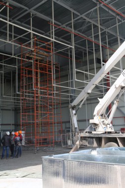 Покрасочно-сушильная камера для самолетов Airbus в Авиационно-техническом центре Покрасочно-сушильная камера SPK GROUP для самолетов Airbus в Авиационно-техническом центре