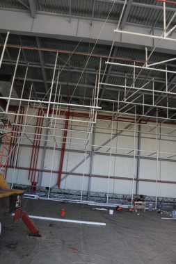 Покрасочно-сушильная камера для самолетов Airbus в Авиационно-техническом центре Покрасочно-сушильная камера SPK GROUP для самолетов Airbus в Авиационно-техническом центре