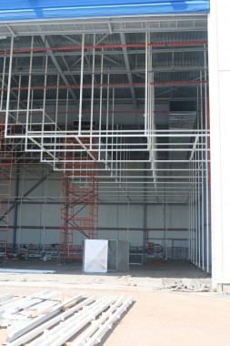 Покрасочно-сушильная камера для самолетов Airbus в Авиационно-техническом центре Покрасочно-сушильная камера SPK GROUP для самолетов Airbus в Авиационно-техническом центре