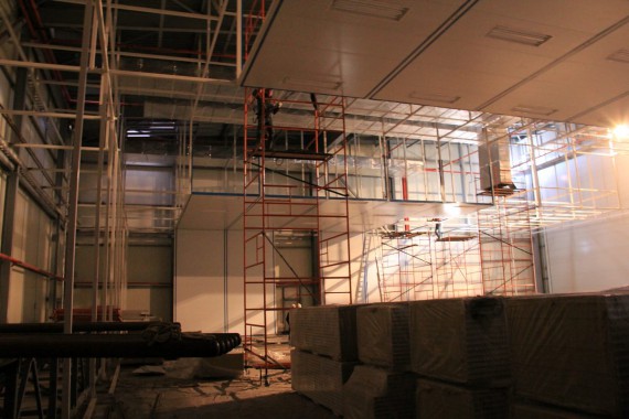 Покрасочно-сушильная камера для самолетов Airbus в Авиационно-техническом центре Покрасочно-сушильная камера SPK GROUP для самолетов Airbus в Авиационно-техническом центре