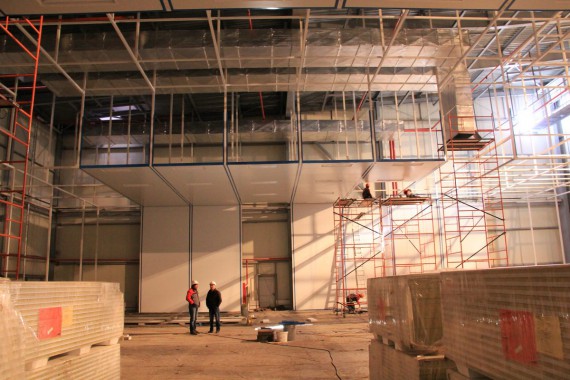 Покрасочно-сушильная камера для самолетов Airbus в Авиационно-техническом центре Покрасочно-сушильная камера SPK GROUP для самолетов Airbus в Авиационно-техническом центре