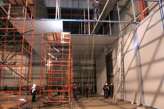 Покрасочно-сушильная камера для самолетов Airbus в Авиационно-техническом центре Покрасочно-сушильная камера SPK GROUP для самолетов Airbus в Авиационно-техническом центре