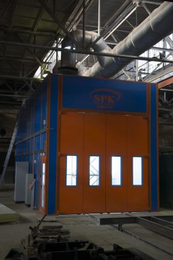 Окрасочно-сушильная камера для вилочных погрузчиков и металлоконструкций (Невьянский Машиностроительный Завод, г. Невьянск, Свердловская область) Окрасочно-сушильная камера для вилочных погрузчиков и металлоконструкций (Невьянский Машиностроительный Завод, г. Невьянск, Свердловская область)